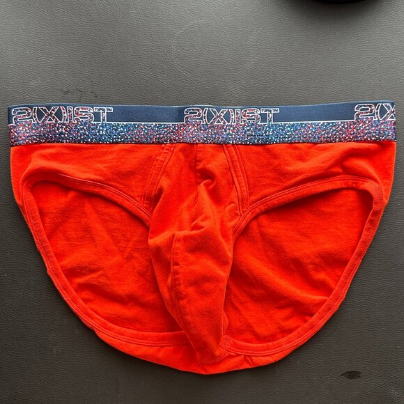 2xist Men's Briefs (Orange, Medium) - Picture 7 of 9